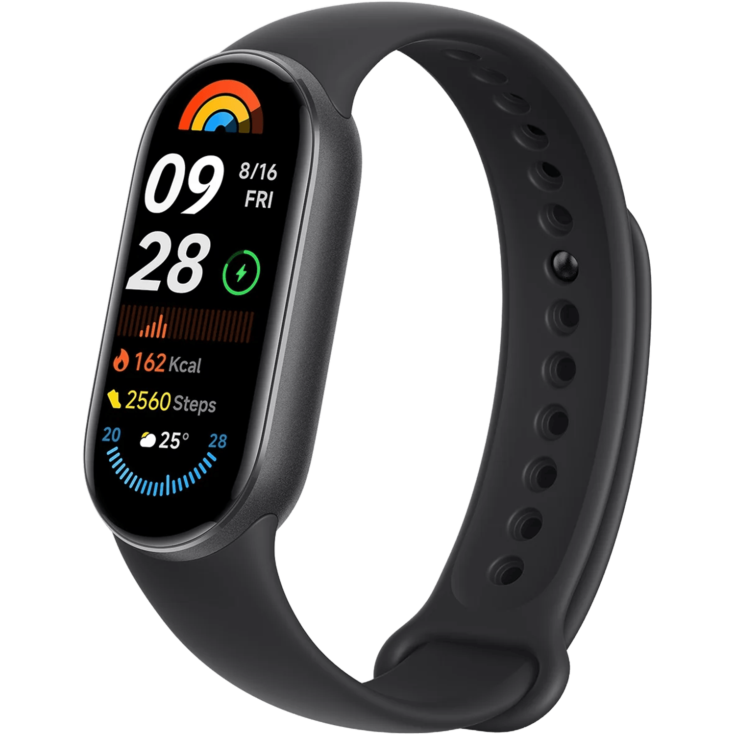 צמיד כושר חכם Xiaomi Smart Band 9 - צבע שחור חצות שנה אחריות ע