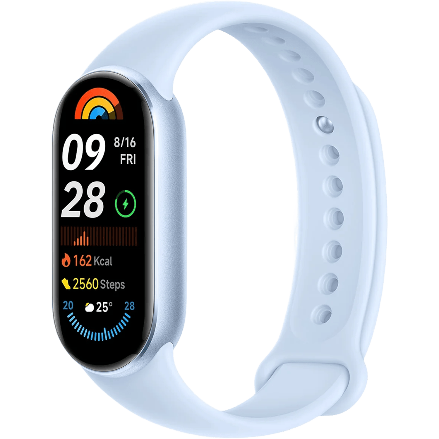 צמיד כושר חכם Xiaomi Smart Band 9 - צבע כחול שנה אחריות ע