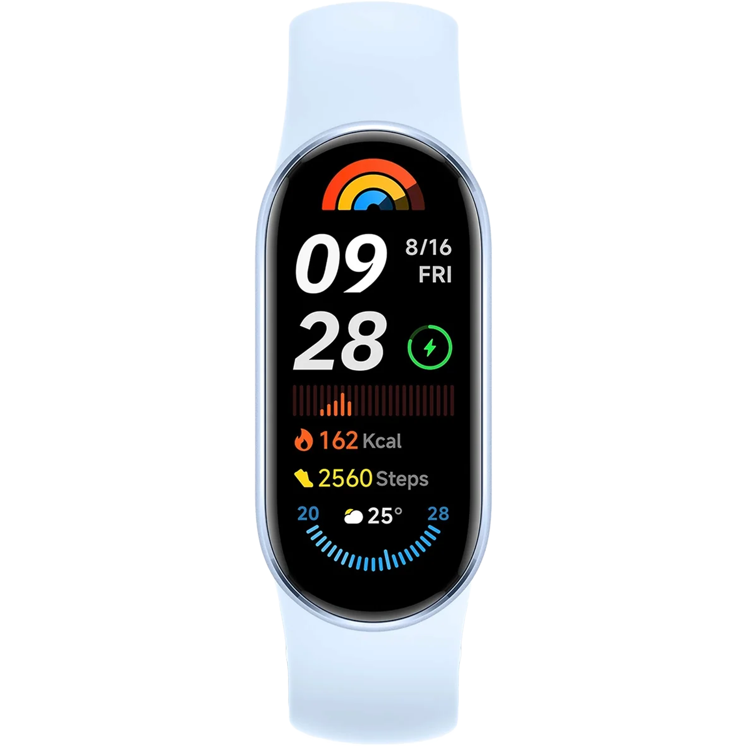 צמיד כושר חכם Xiaomi Smart Band 9 - צבע כחול שנה אחריות ע