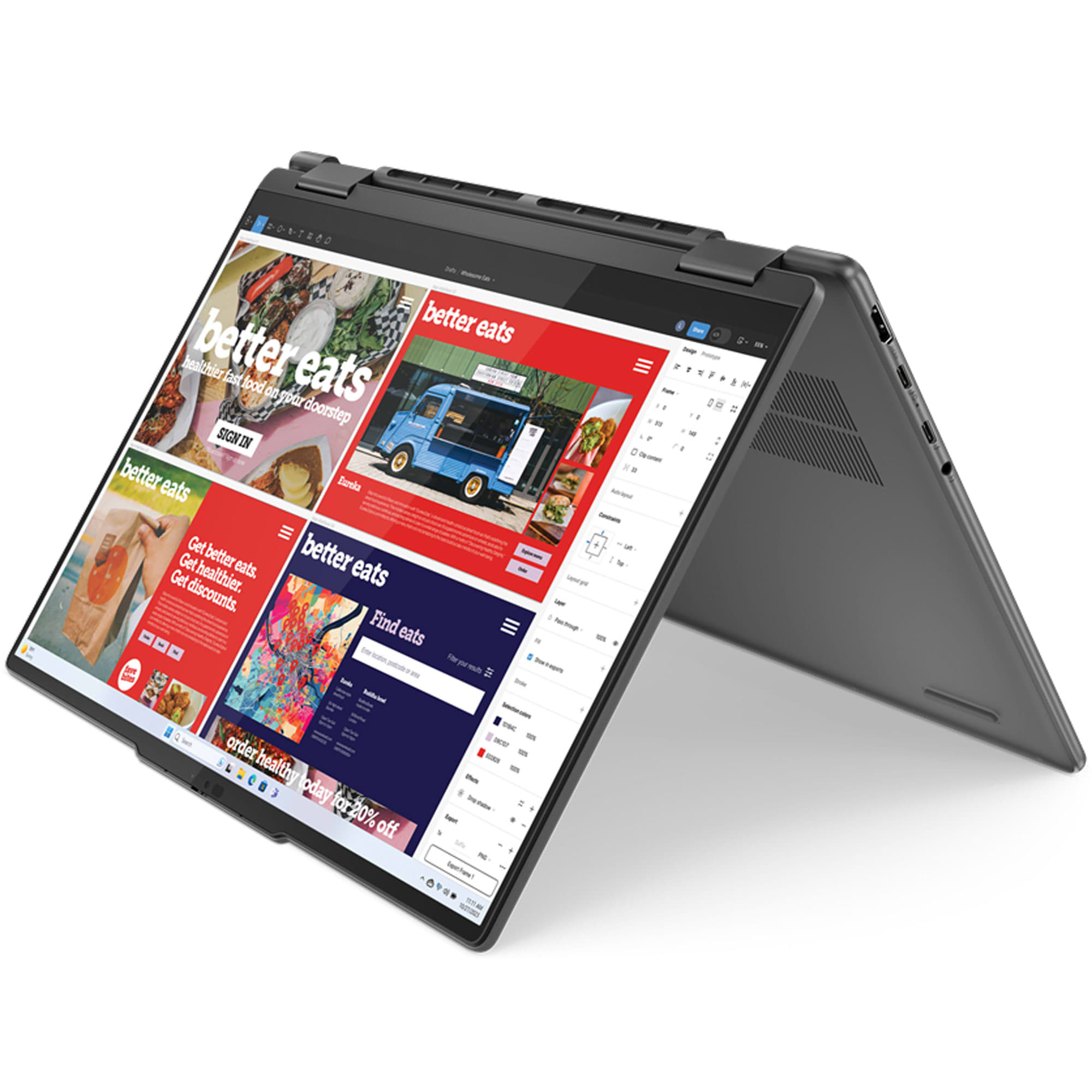 מחשב נייד עם מסך מגע Lenovo Yoga 7 14IML9 - 83DJ005QIV - Core Ultra 5-125H 512GB SSD 16GB RAM Windows 11 - צבע אפור שלוש שנות אחריות ע