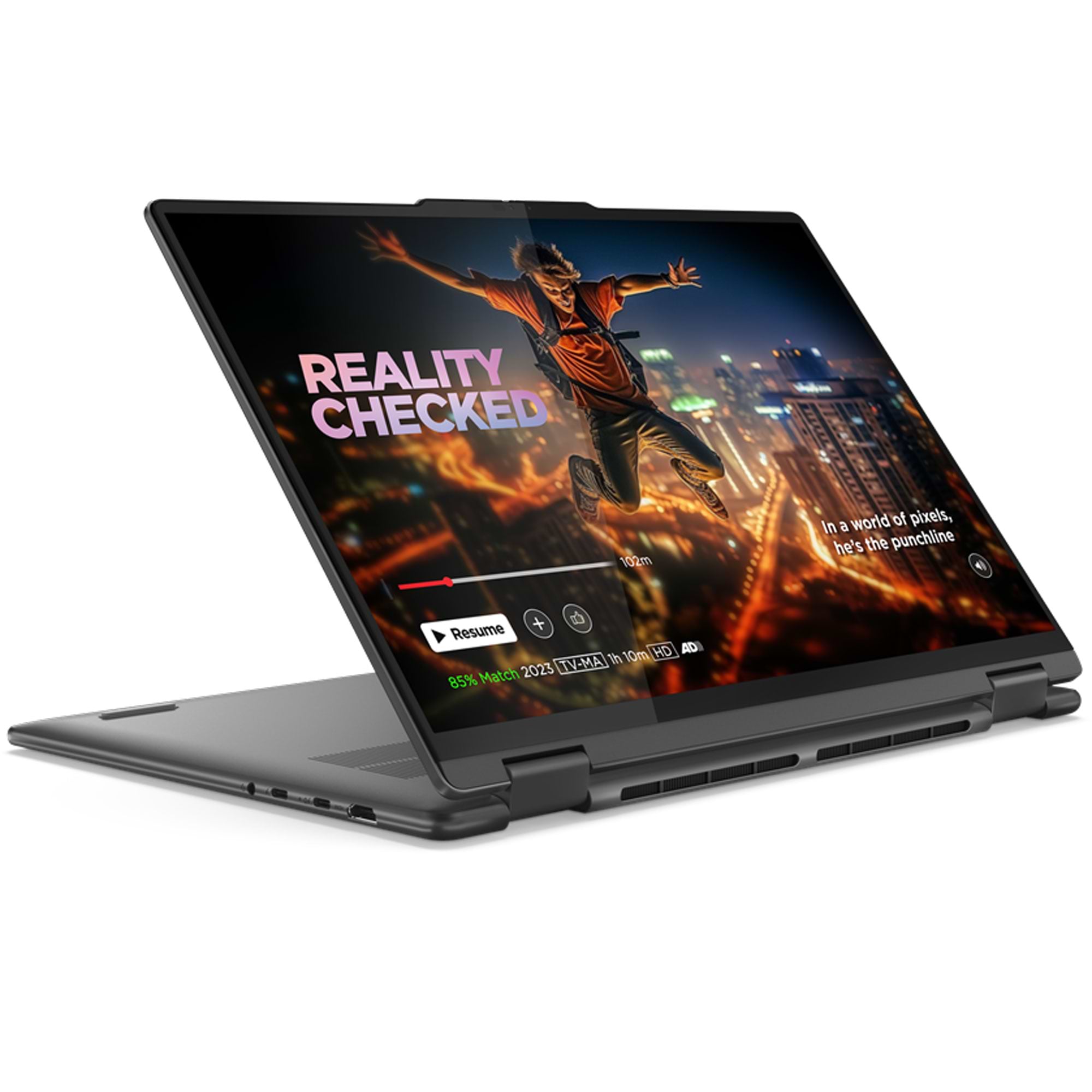 מחשב נייד עם מסך מגע Lenovo Yoga 7 16IML9 - 83DL001LIV - Core Ultra 5-125U 1TB SSD 16GB RAM Windows 11 - צבע אפור שלוש שנות אחריות ע