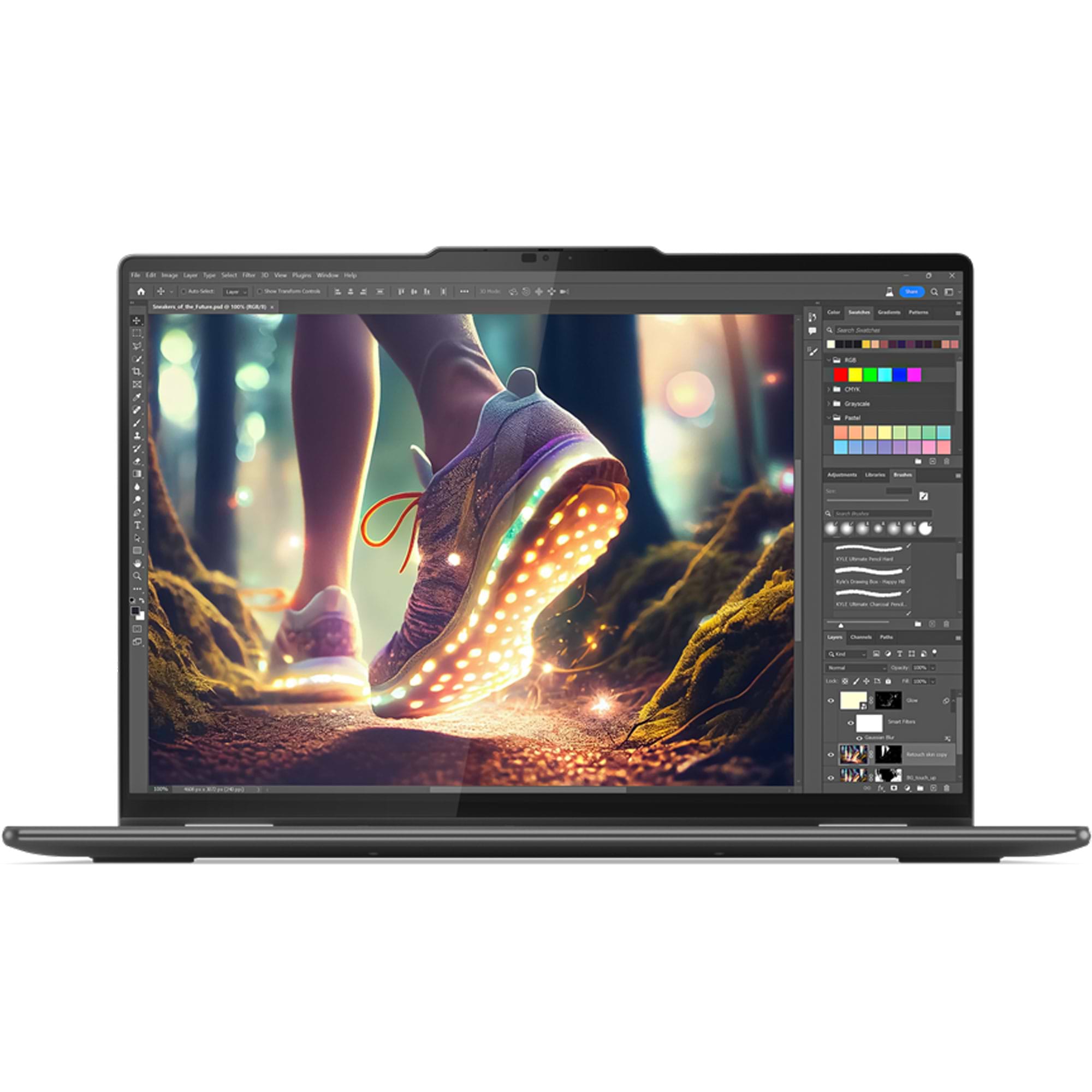 מחשב נייד עם מסך מגע Lenovo Yoga 7 16IML9 - 83DL001LIV - Core Ultra 5-125U 1TB SSD 16GB RAM Windows 11 - צבע אפור שלוש שנות אחריות ע