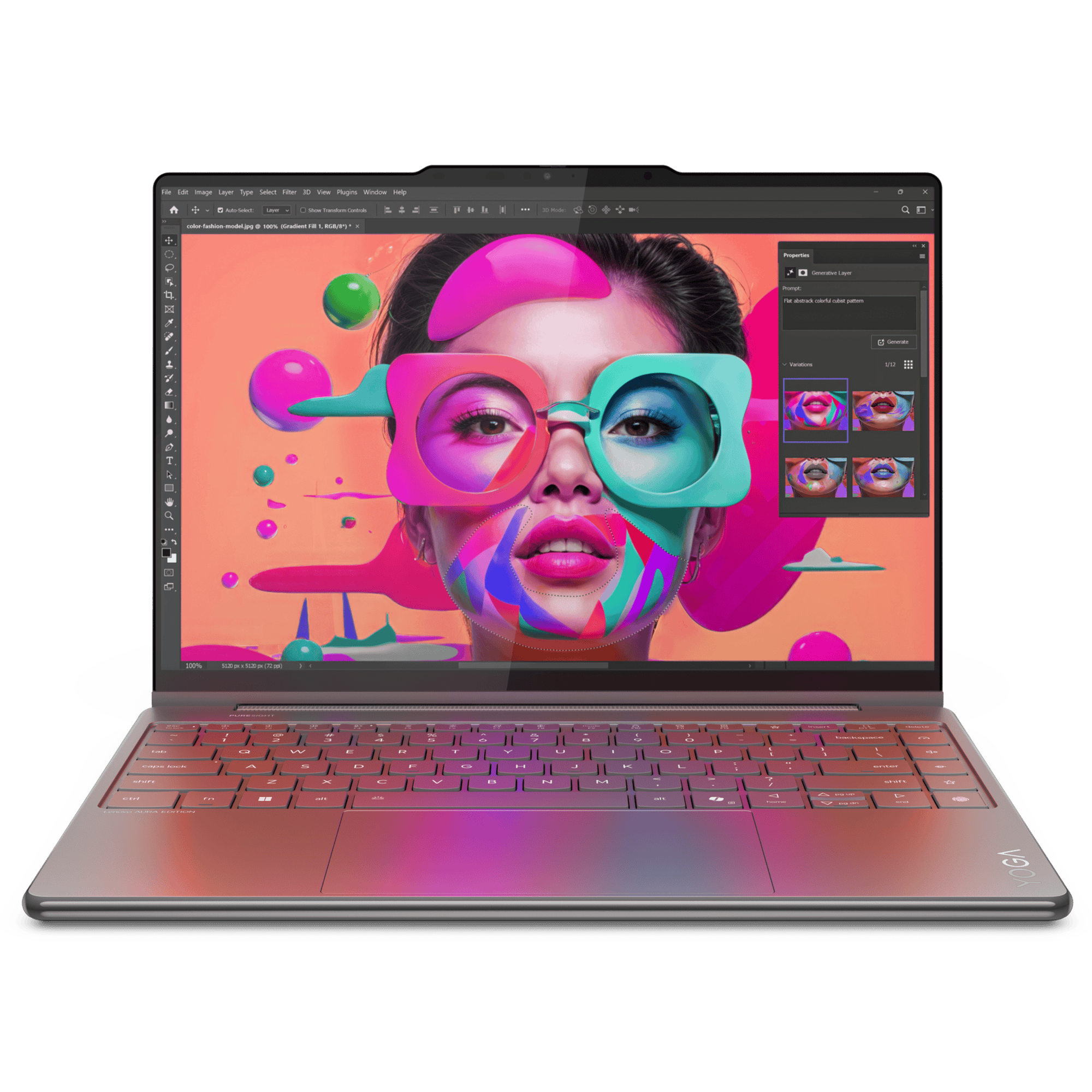 מחשב נייד עם מסך מגע ועט Lenovo Yoga 9 14ILL10 - 83LC003FIV - Core Ultra 7-258V 1TB SSD 32GB RAM Windows 11 Home - צבע אפור שלוש שנות אחריות ע