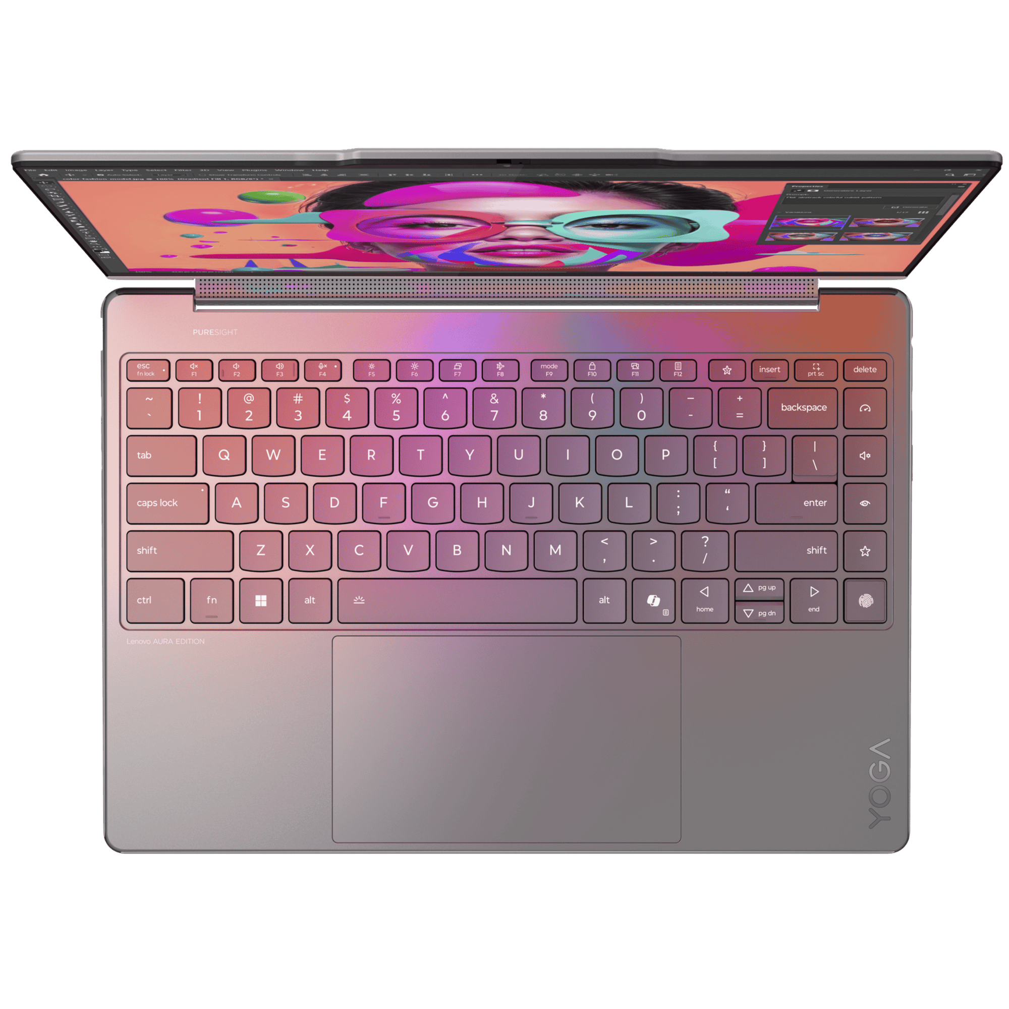 מחשב נייד עם מסך מגע ועט Lenovo Yoga 9 14ILL10 - 83LC003FIV - Core Ultra 7-258V 1TB SSD 32GB RAM Windows 11 Home - צבע אפור שלוש שנות אחריות ע