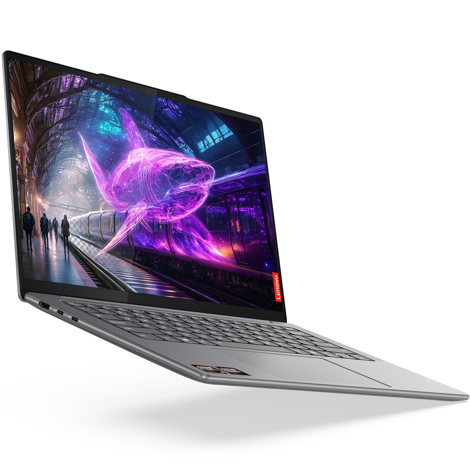 מחשב נייד Lenovo Yoga Pro 7 14ASP9 - 83HN001KIV - Ryzen AI 9 365 1TB SSD 32GB RAM Windows 11 Pro - צבע אפור שלוש שנות אחריות ע
