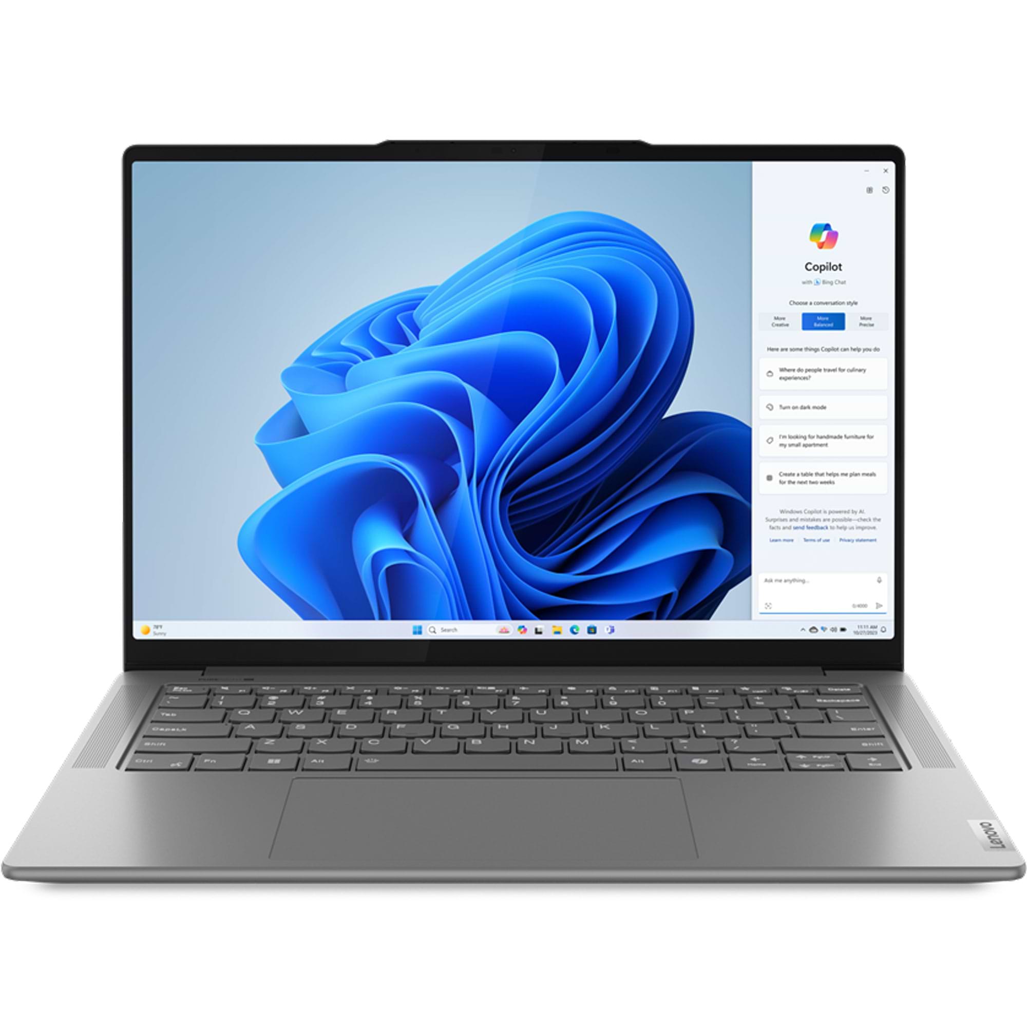מחשב נייד עם מסך מגע Lenovo Yoga Pro 7 14IMH9 - 83E2003LIV - Core Ultra 7-155H 1TB SSD 32GB RAM Windows 11 Pro - צבע אפור שלוש שנות אחריות ע