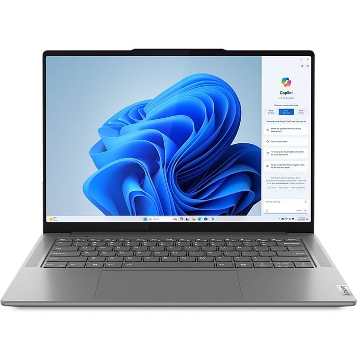 מחשב נייד עם מסך מגע Lenovo Yoga Pro 7 14IMH9 - 83E2003LIV - Core Ultra 7-155H 1TB SSD 32GB RAM Windows 11 Pro - צבע אפור שלוש שנות אחריות עי היבואן הרשמי