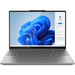 מחשב נייד עם מסך מגע Lenovo Yoga Pro 9 16IMH9 - 83DN0041IV - Core Ultra 9 185H RTX 4050 1TB SSD 32GB RAM Windows 11 Pro - צבע אפור שלוש שנות אחריות ע"י היבואן הרשמי
