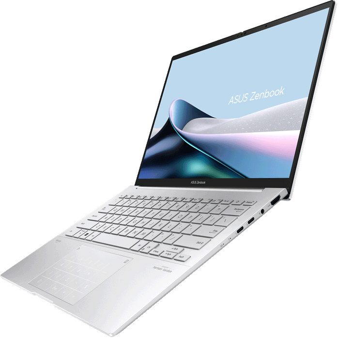 מחשב נייד Asus ZenBook 14 OLED UX3405MA-PP418W - Core Ultra-9 185H 1TB SSD 32GB RAM Windows 11 - צבע כסוף שנה אחריות עי היבואן הרשמי