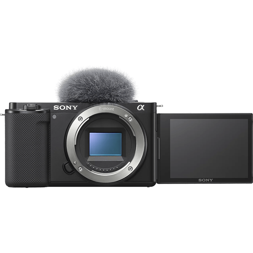 מצלמה דיגיטלית ללא מראה גוף בלבד Sony ZV-E10 - צבע שחור שלוש שנות אחריות ע