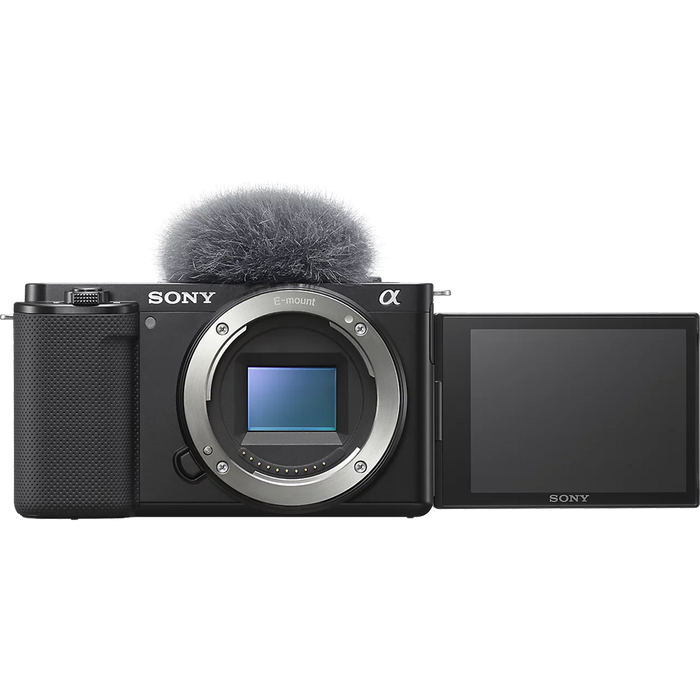 מצלמה דיגיטלית ללא מראה גוף בלבד Sony ZV-E10 - צבע שחור שלוש שנות אחריות עי היבואן הרשמי