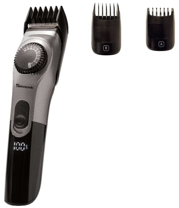 מכונת תספורת וקיצוץ זקן sassonic ese-207 - שנה אחריות ע"י היבואן הרשמי 