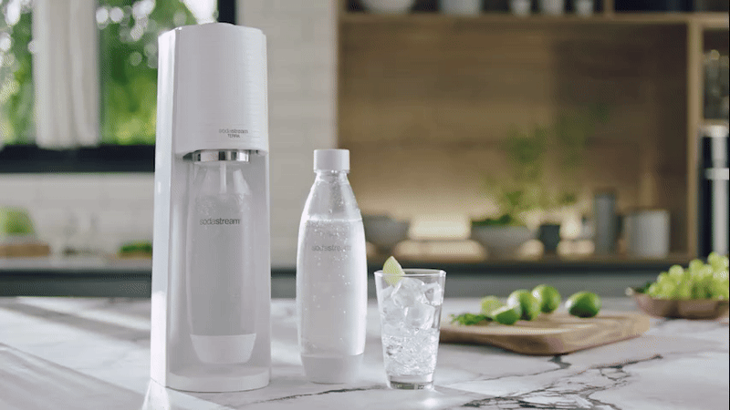 מכשיר סודה סטרים Sodastream TERRA- צבע לבן שנה אחריות ע"י היבואן הרשמי 