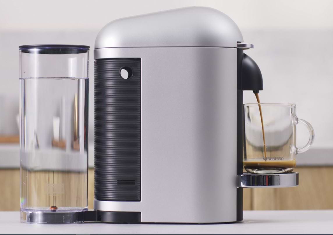 מכונת קפה Nespresso GCB2 Vertuo Plus - צבע כסוף שנה אחריות ע"י היבואן הרשמי