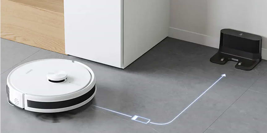 שואב רובוטי Ecovacs Deebot Y1 Pro - צבע שחור שנתיים אחריות ע"י היבואן הרשמי
