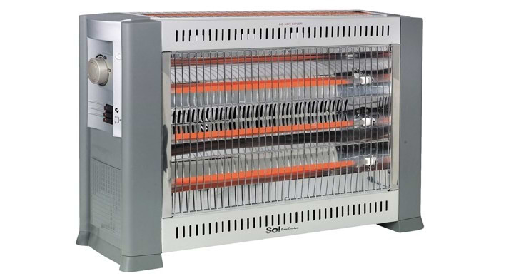תנור קוורץ טורבו Sol 2700W SL-6000 - אחריות ע"י היבואן הרשמי 