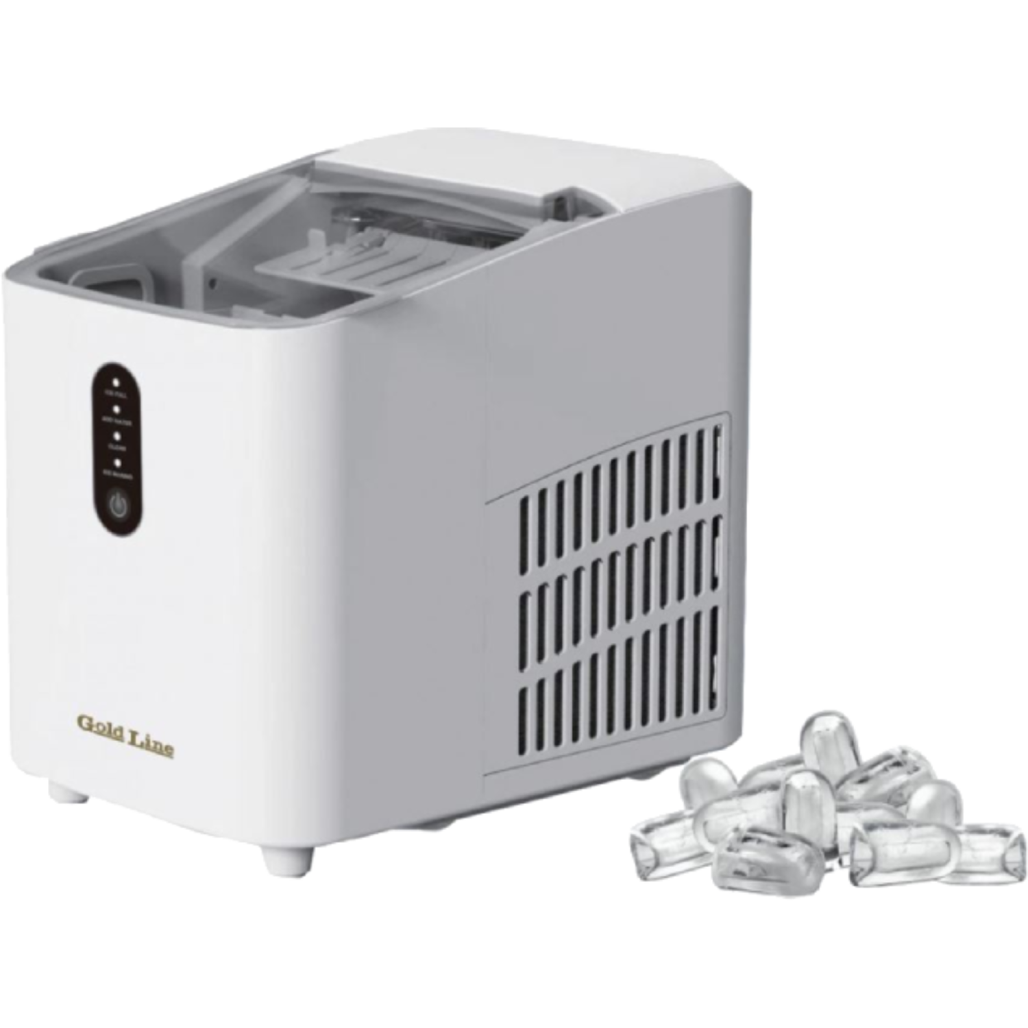 מכונת קוביות קרח Goldline Bullet Shape Ice Cube Maker ATL-8040   - שנה אחריות ע"י היבואן הרשמי