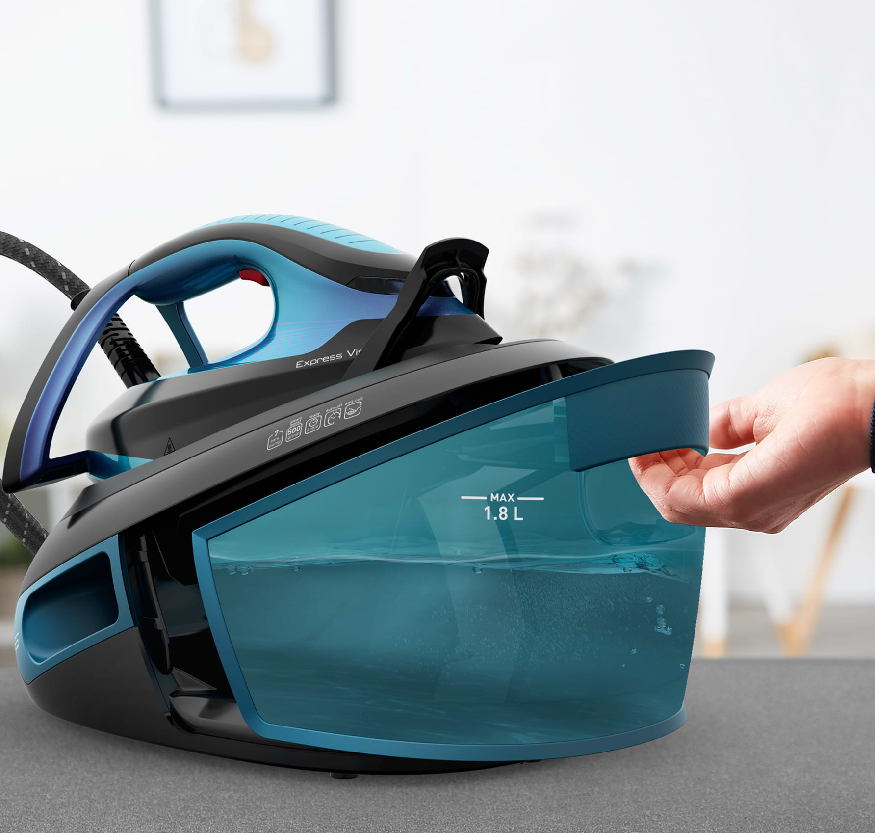 מגהץ קיטור Tefal SV8151E0 - שנה אחריות ע"י היבואן הרשמי 