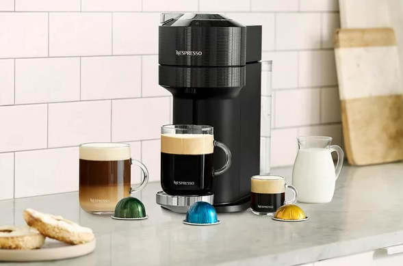 מכונת קפה Nespresso GCV1 Vertuo Next  - שנה אחריות ע"י היבואן הרשמי