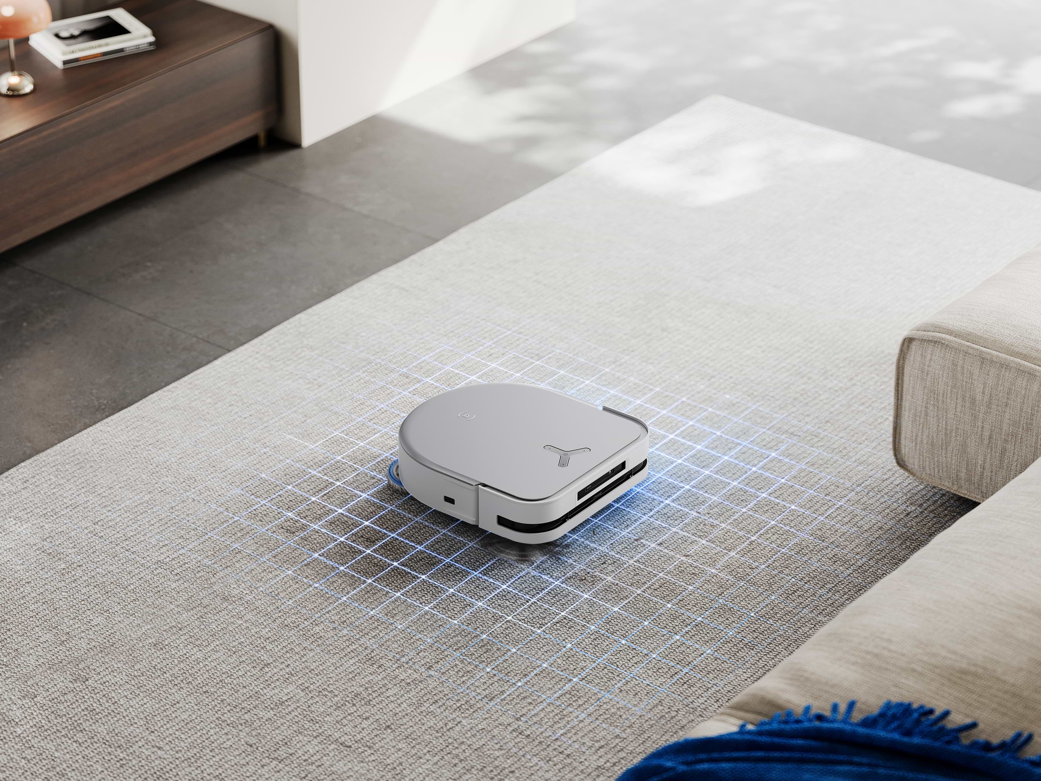 שואב רובוטי חכם עם תחנת עגינה Ecovacs Deebot X5 Pro Omni - צבע לבן שנתיים אחריות ע"י רונלייט היבואן הרשמי 