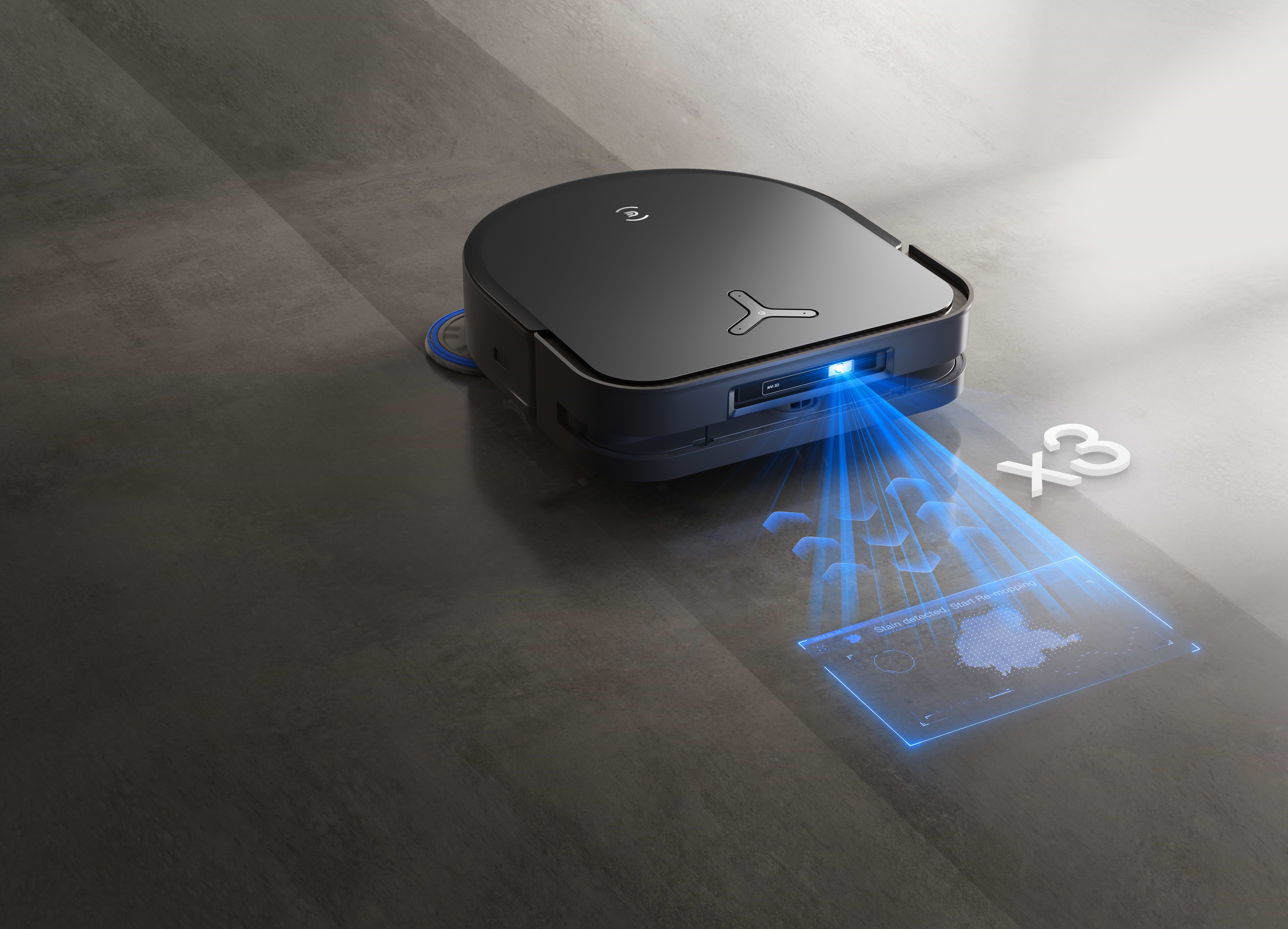 שואב רובוטי חכם עם תחנת עגינה Ecovacs Deebot X5 Pro Omni - צבע לבן שנתיים אחריות ע"י רונלייט היבואן הרשמי 