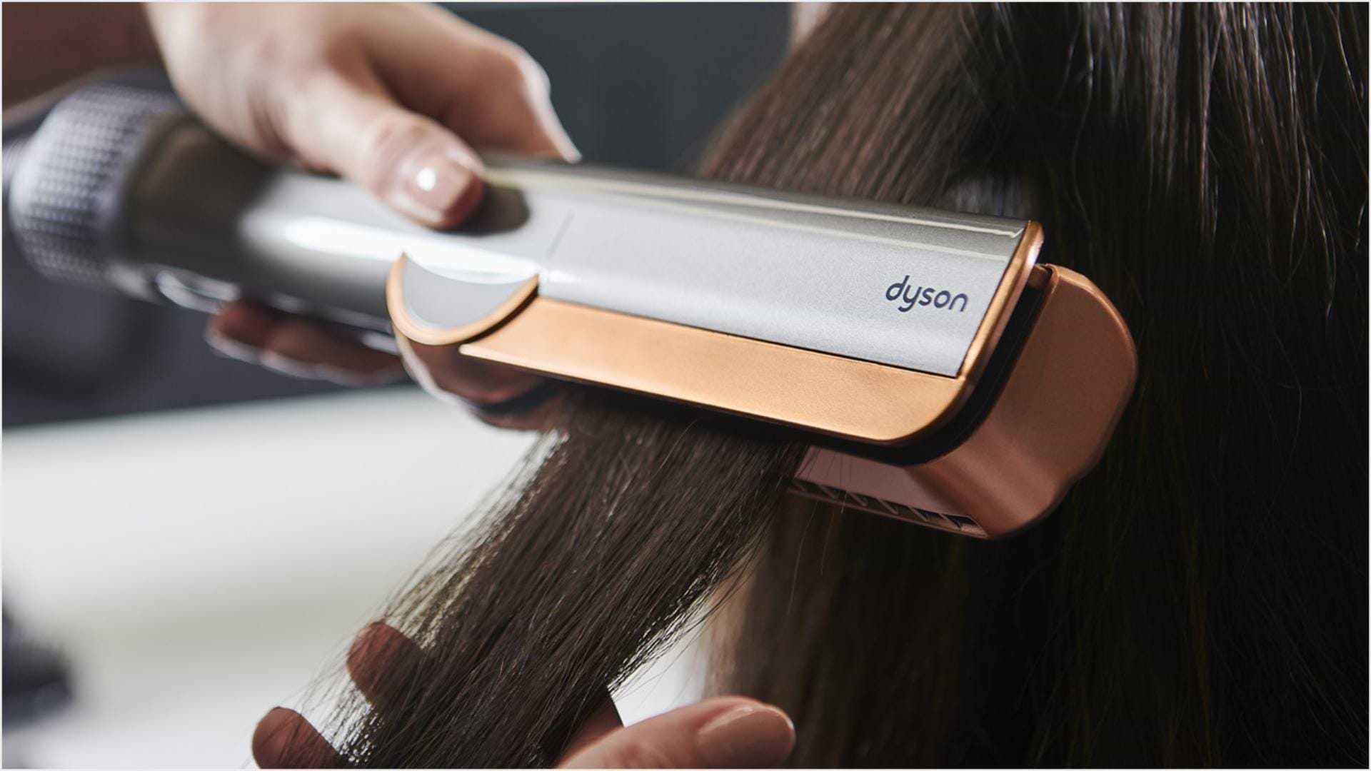 מחליק שיער Dyson Airstrait straightener HT01 - בגוון ניקל נחושת שנתיים אחריות ע