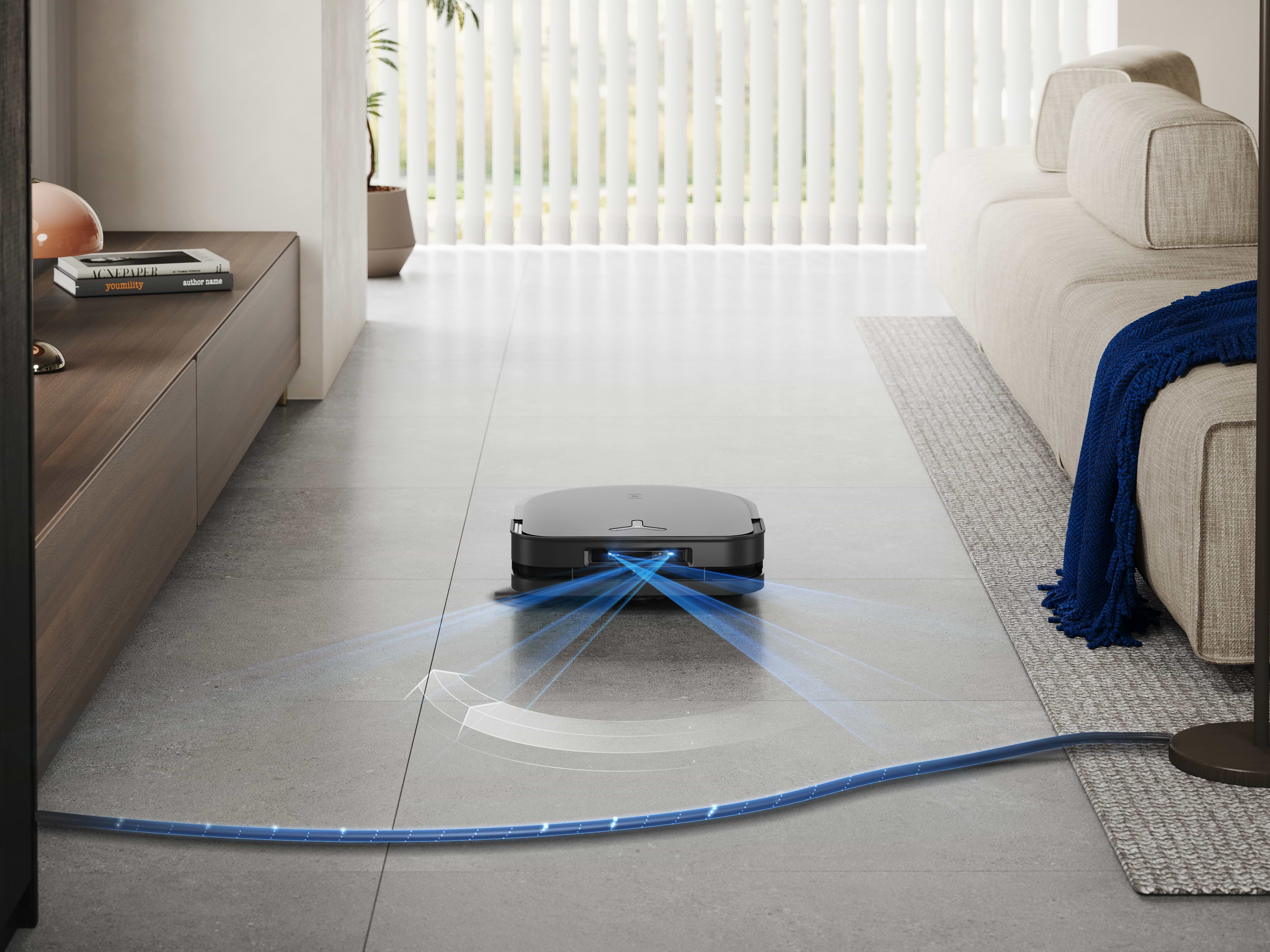 שואב רובוטי חכם עם תחנת עגינה Ecovacs Deebot X5 Pro Omni - צבע לבן שנתיים אחריות ע"י רונלייט היבואן הרשמי 