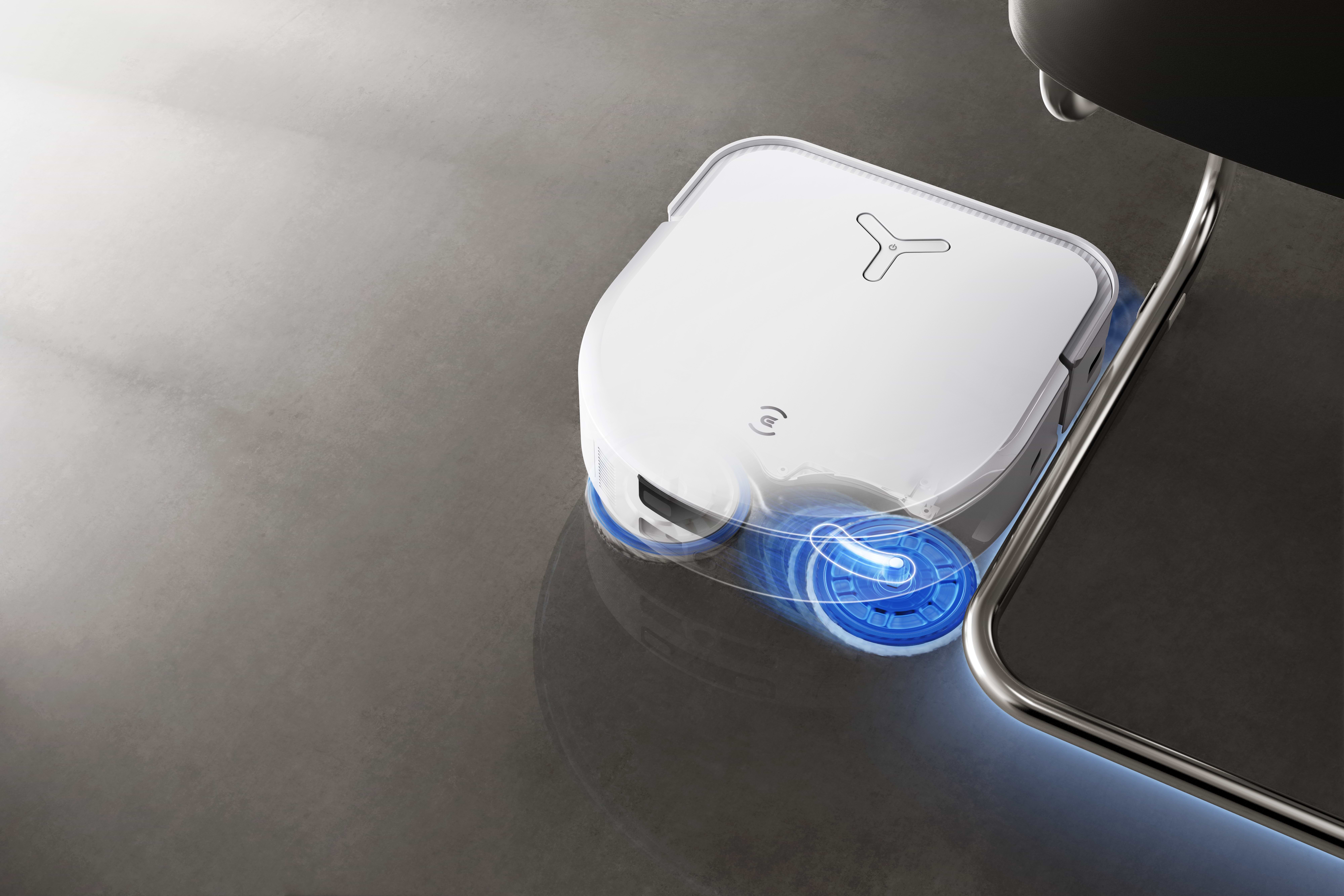 שואב רובוטי חכם עם תחנת עגינה Ecovacs Deebot X5 Pro Omni - צבע לבן שנתיים אחריות ע"י רונלייט היבואן הרשמי 