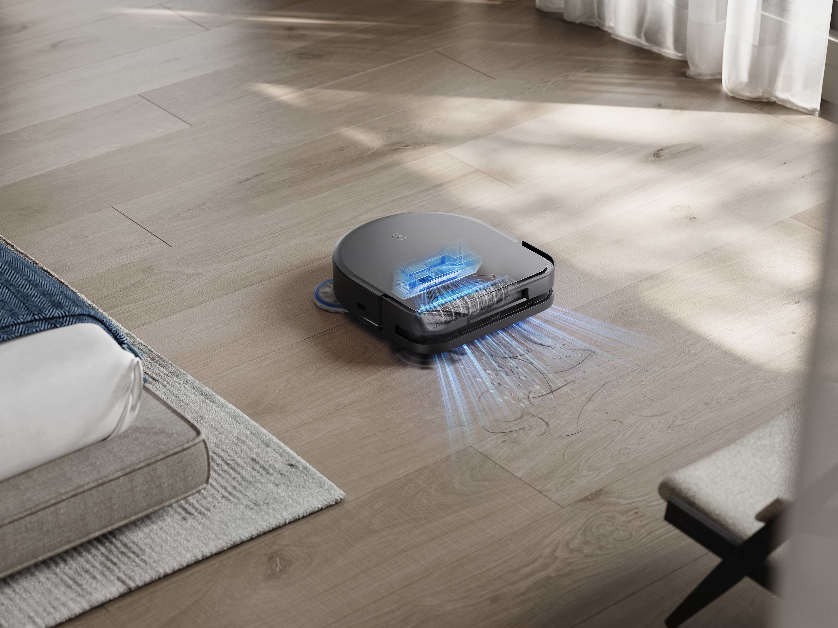 שואב רובוטי חכם עם תחנת עגינה Ecovacs Deebot X5 Pro Omni - צבע לבן שנתיים אחריות ע"י רונלייט היבואן הרשמי 
