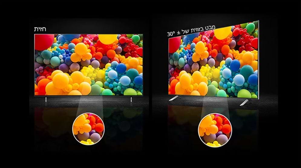 טלוויזיה חכמה 65 אינץ' LG Smart TV 4K QNED MiniLED 65QNED916QA - אחריות ע"י היבואן הרשמי