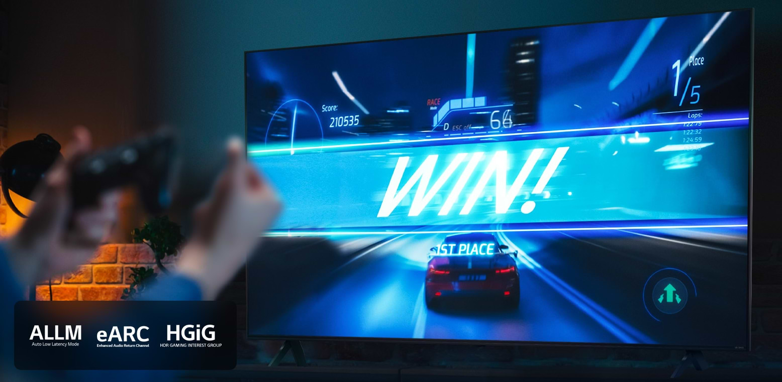 טלוויזיה חכמה 55 אינץ' LG 55QNED80T6B Smart tv 4K QNED - שנה אחריות ע"י היבואן הרשמי 