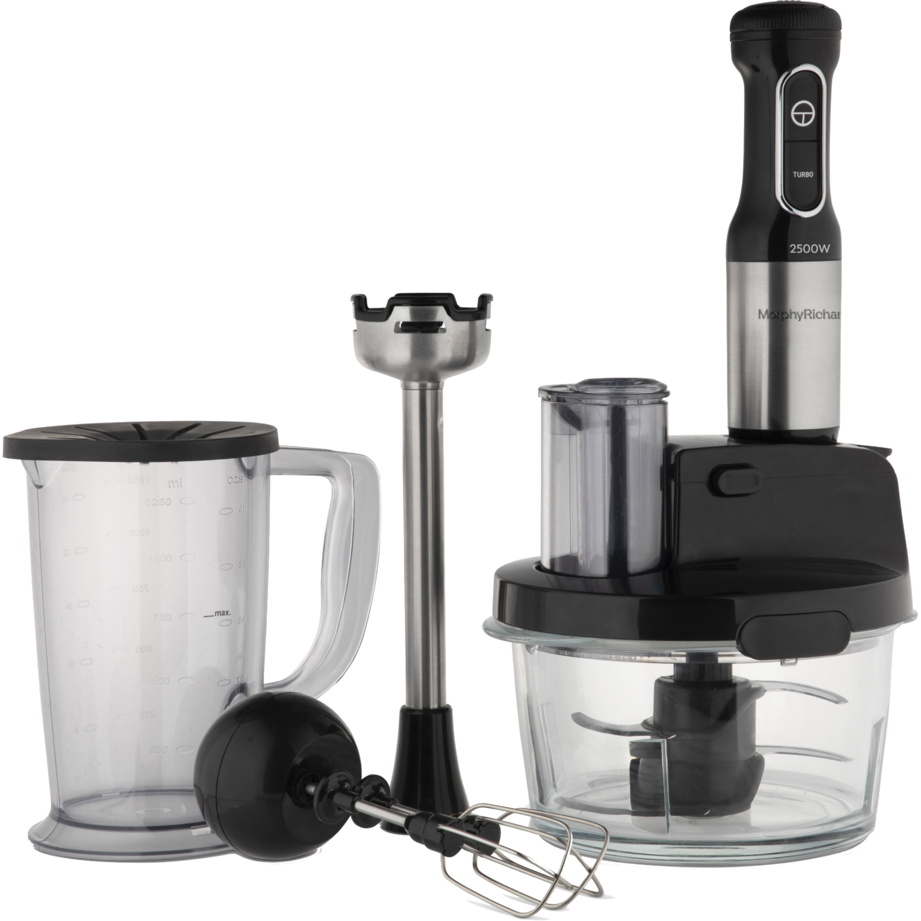 מערכת עיבוד מזון והקצפה Morphy Richards 48533 - שנתיים אחריות ע"י שריג היבואן הרשמי