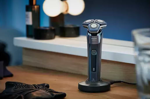 מכונת גילוח חשמלית לשימוש יבש ורטוב Philips S7887/78 - אחריות ע"י היבואן הרשמי