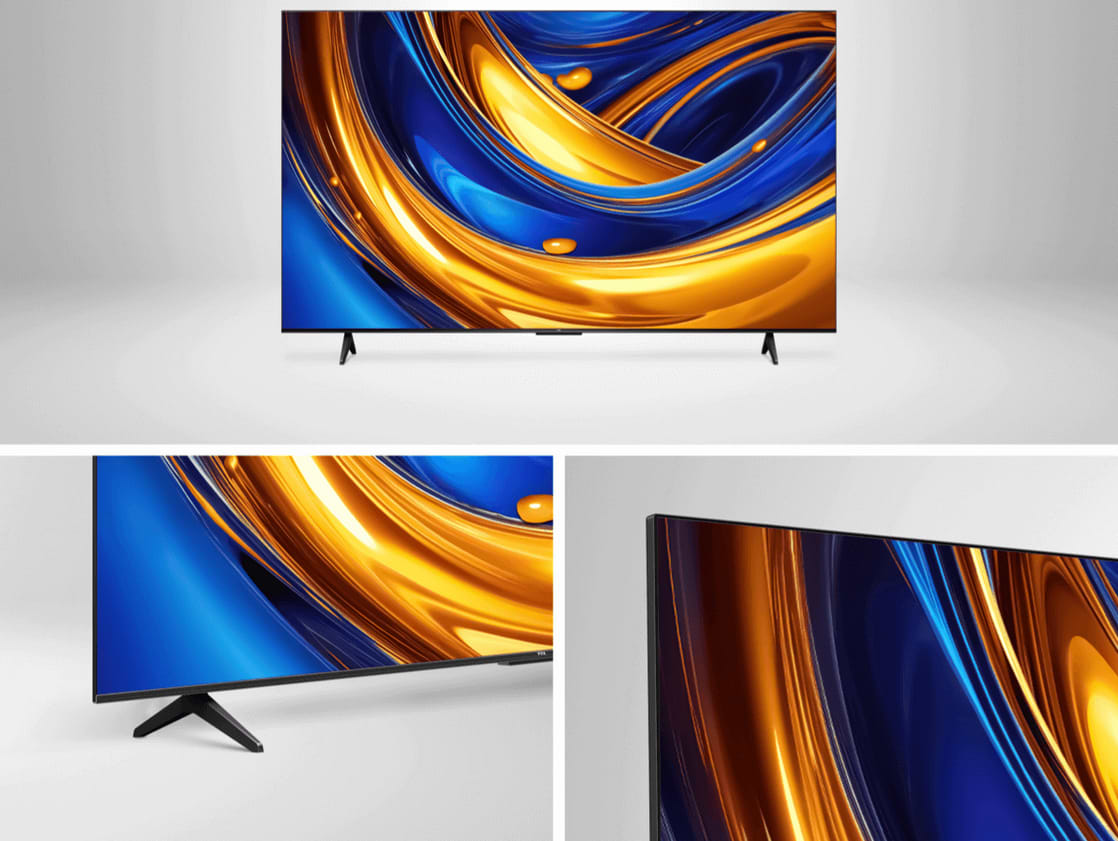 טלוויזיה חכמה 55" TCL 55P69B UHD Google TV Smart  4K LED - שלוש שנות אחריות אלקטרה יבואן רשמי 