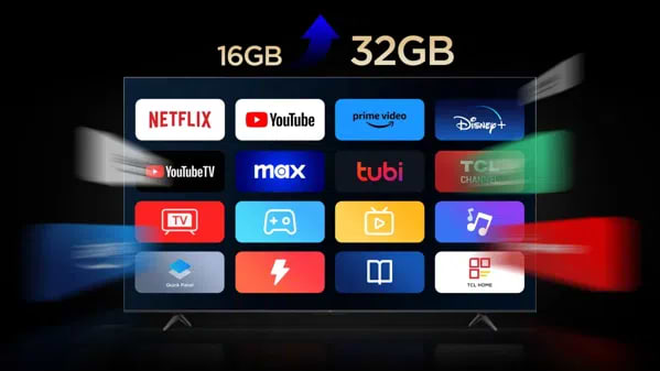 טלוויזיה חכמה 55" TCL 55C69B UHD Google TV Smart 4K QLED - שלוש שנות אחריות אלקטרה יבואן רשמי 