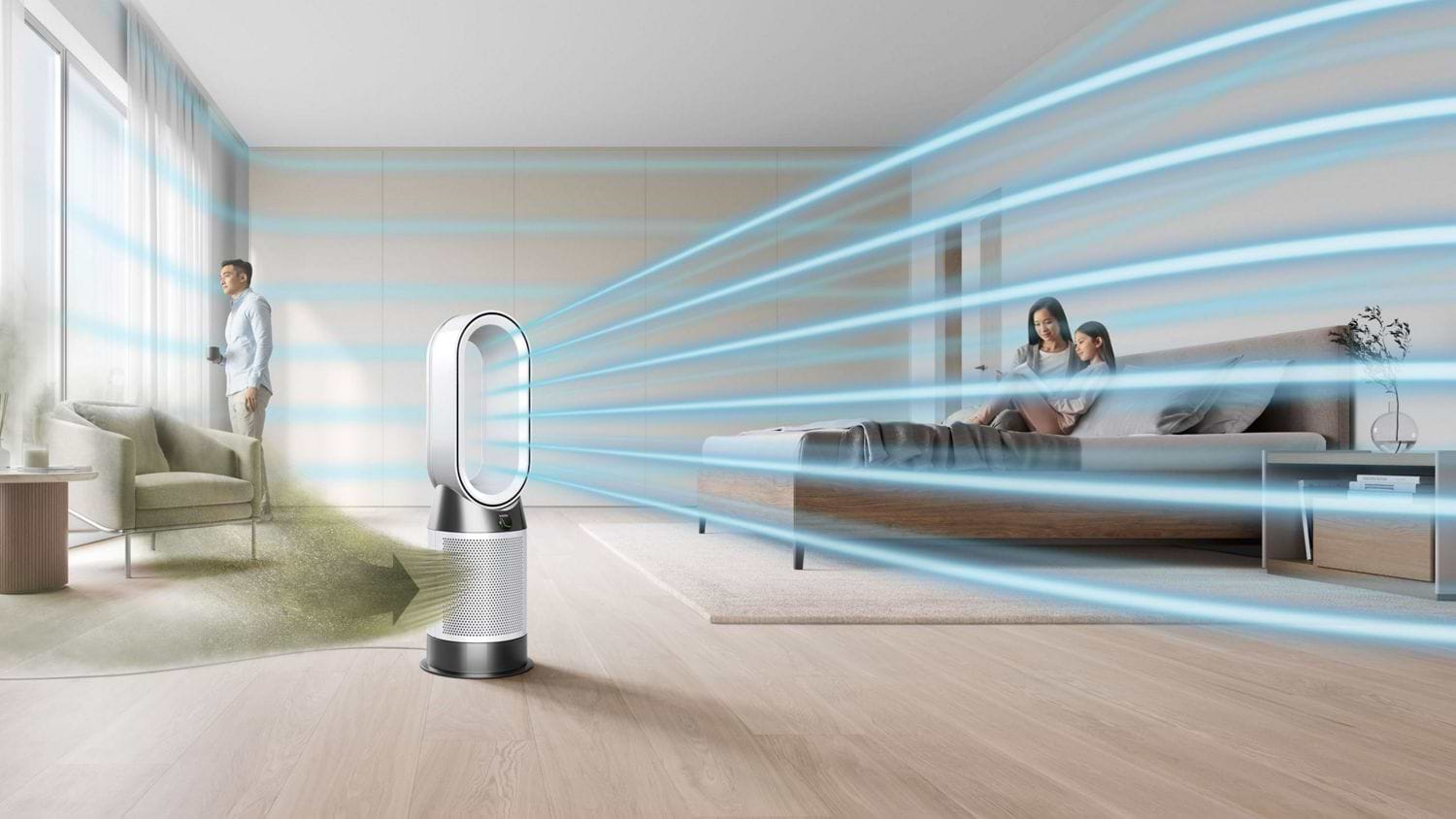 מסנן אוויר חם וקר Dyson Purifier Hot+Cool Gen1 HP10 - שנתיים אחריות ע"י היבואן הרשמי 