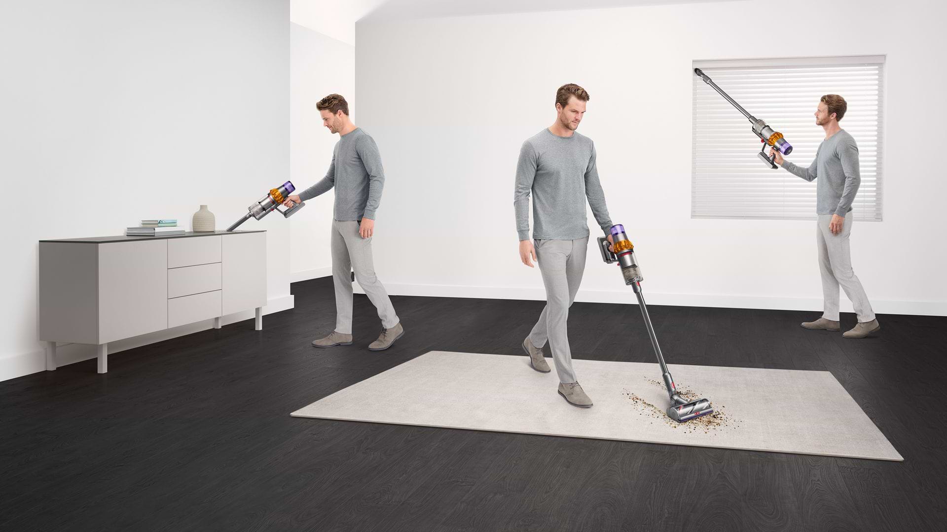 שואב אלחוטי Dyson V15 Detect Absolute new sv47 - שנתיים אחריות ע