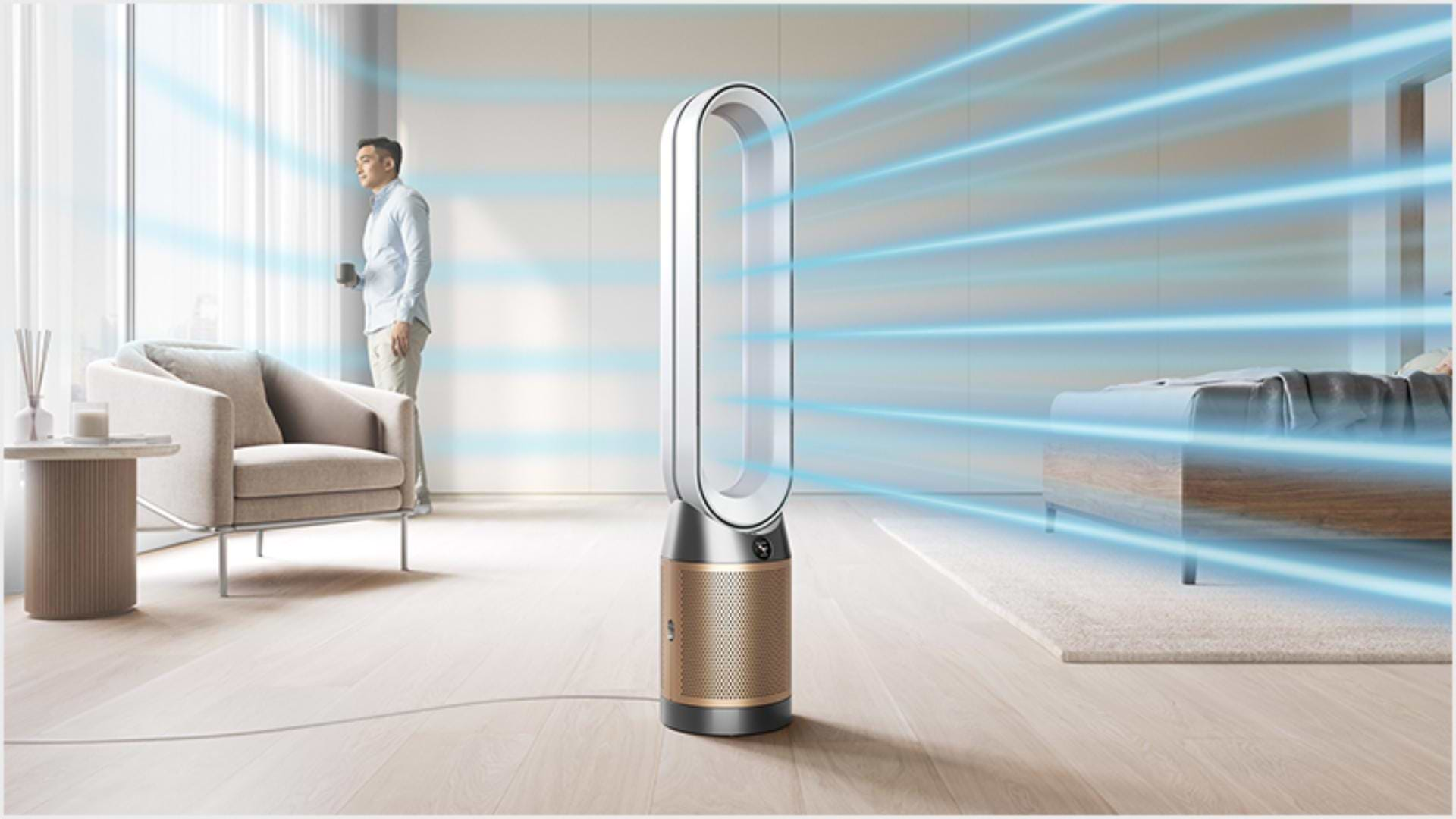 מסנן אוויר חם וקר Dyson Purifier Hot+Cool Gen1 HP10 - שנתיים אחריות ע"י היבואן הרשמי 