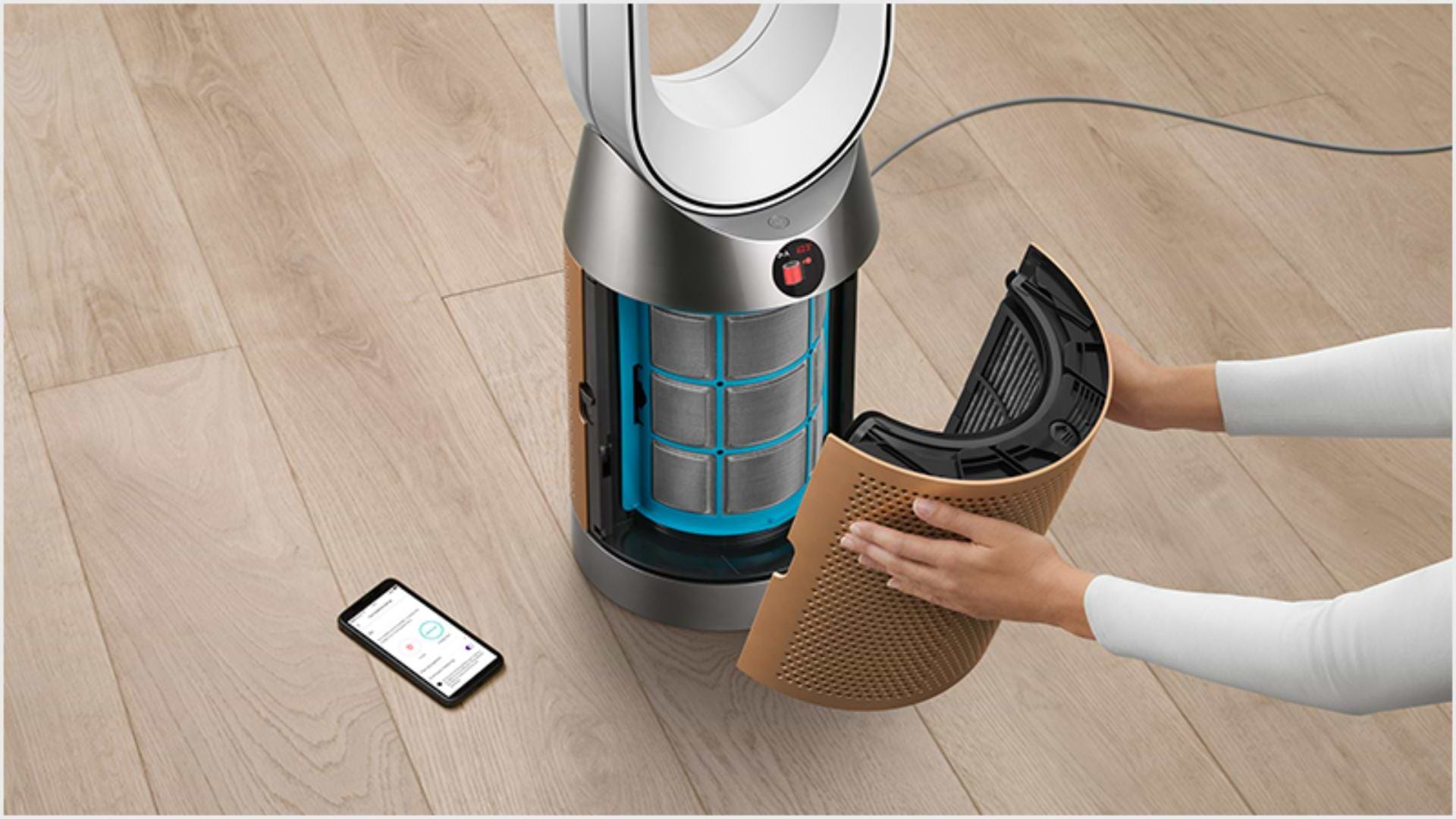 מסנן אוויר חם וקר Dyson Purifier Hot+Cool Gen1 HP10 - שנתיים אחריות ע"י היבואן הרשמי 