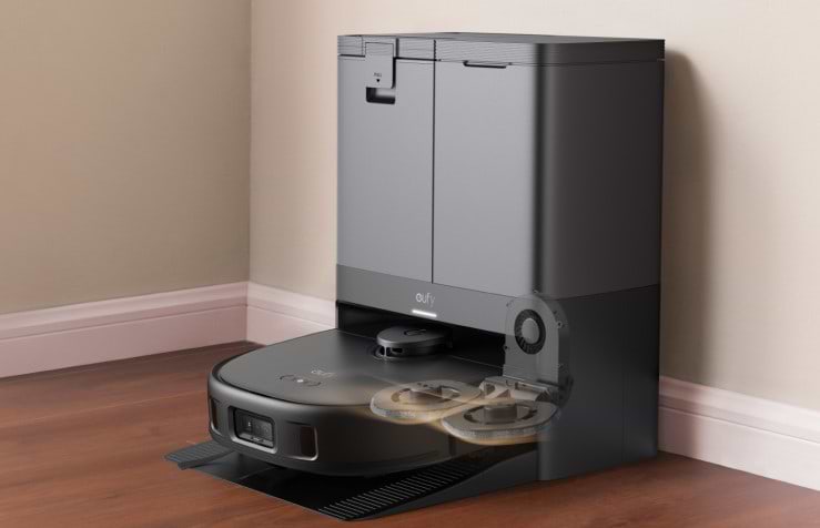 שואב אבק רובוטי שוטף Anker Eufy X10 Pro OMNI - צבע שחור אחריות ע