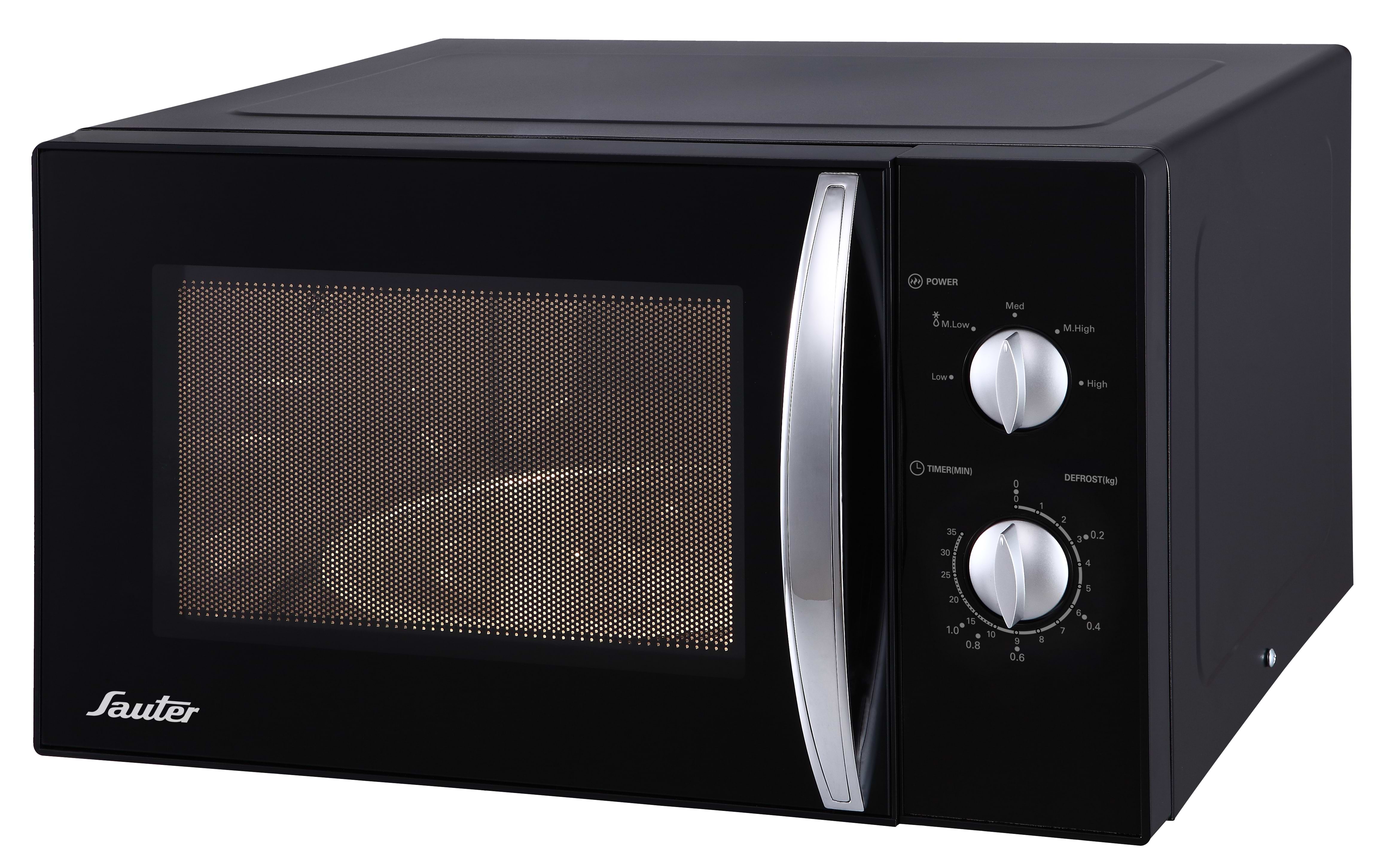 מציאות ועודפים - מיקרוגל מכני 23 ליטר Sauter MWS2380B - צבע שחור אחריות ע"י היבואן הרשמי 