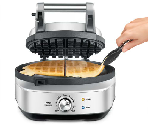 מכשיר להכנת וופל בלגי Breville BWM520 the No-mess Waffle - אחריות ע"י היבואן הרשמי