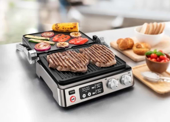 טוסטר גריל לחיצה דיגיטלי DeLonghi CGH920D - שנה אחריות ע"י היבואן הרשמי