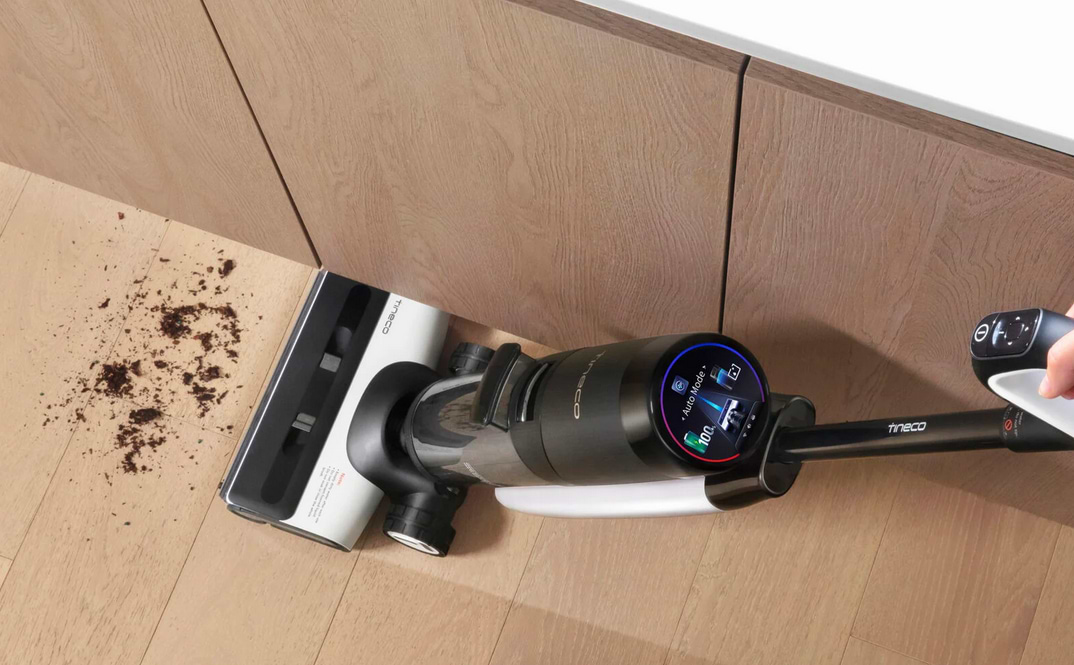 שואב ושוטף רצפות אלחוטי חכם עם קיטור מובנה Tineco Floor One S7 Steam - שנתיים אחריות ע"י היבואן הרשמי 