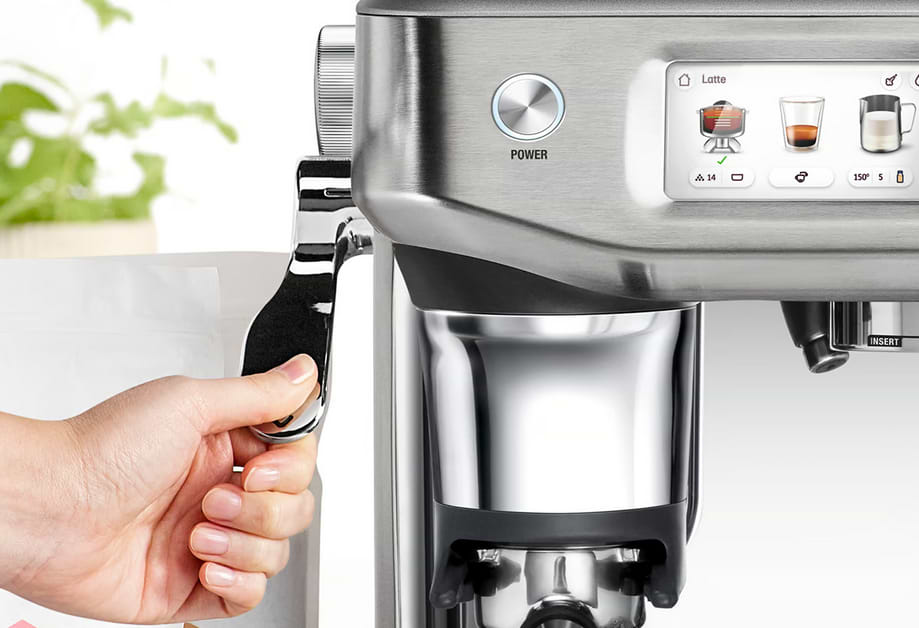 מכונת קפה חכמה Breville Barista Touch Impress BES881BTR - צבע שחור אחריות ע"י היבואן הרשמי 