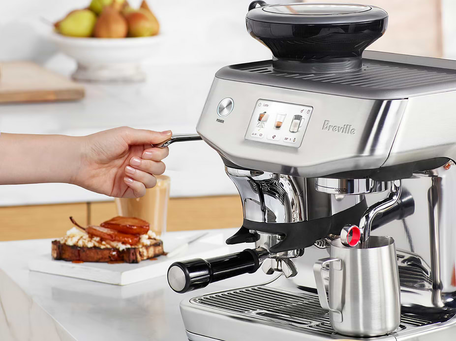 מכונת קפה חכמה Breville Barista Touch Impress BES881BTR - צבע שחור אחריות ע"י היבואן הרשמי 