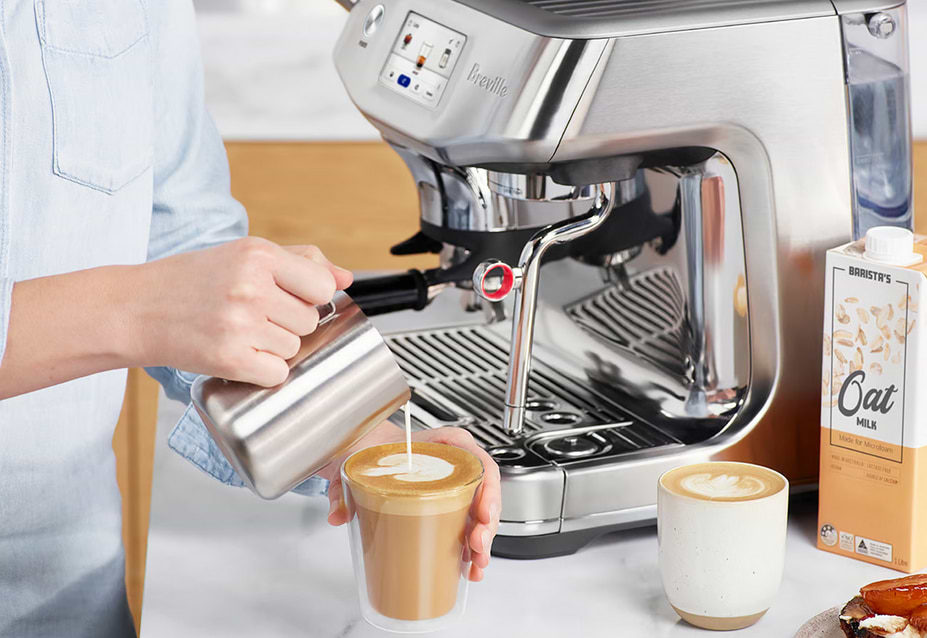 מכונת קפה חכמה Breville Barista Touch Impress BES881BTR - צבע שחור אחריות ע"י היבואן הרשמי 
