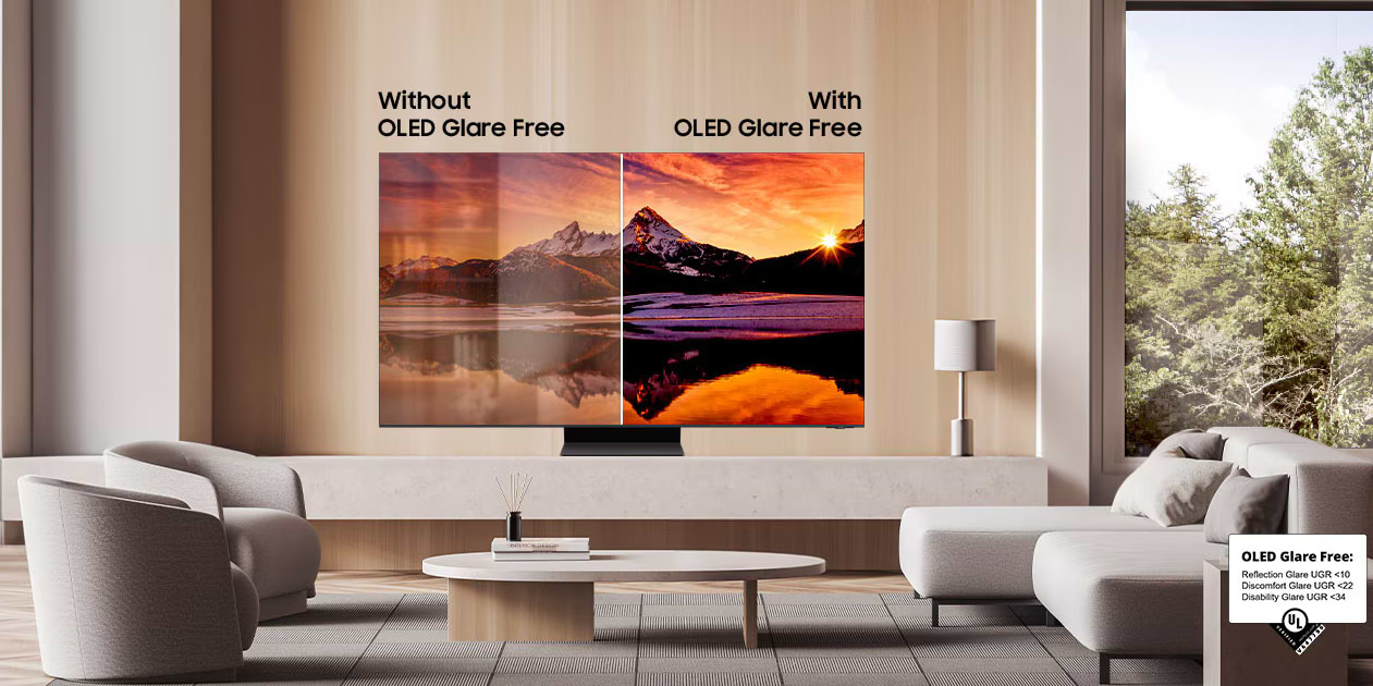 טלוויזיה חכמה Samsung QE65S95D 65" OLED 4K Smart TV - שנה אחריות ע"י היבואן הרשמי 
