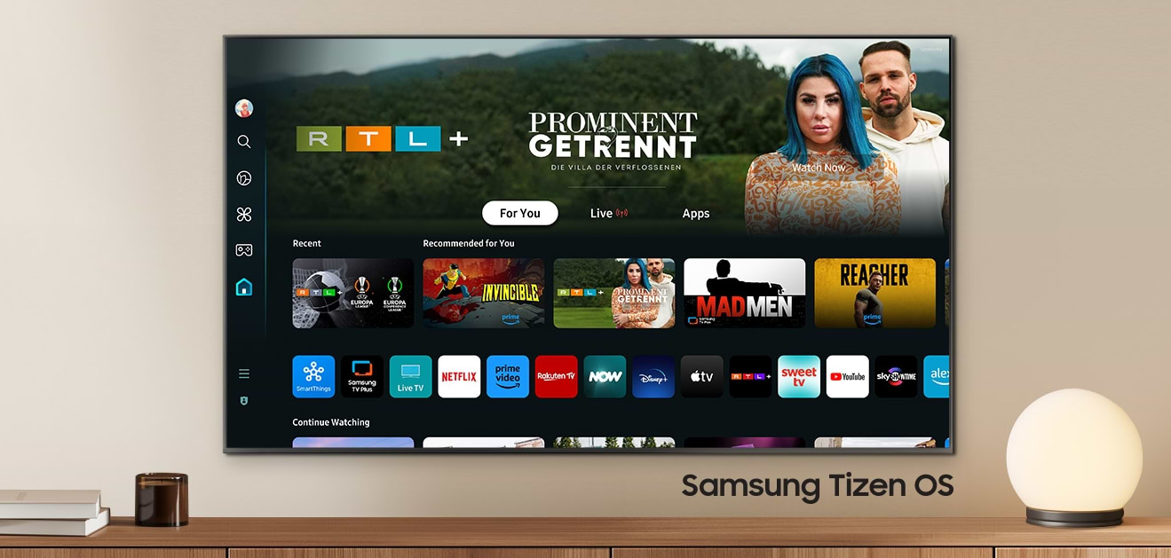 טלוויזיה חכמה Samsung QE43QN90D 43" Neo QLED  4K Smart TV - שנה אחריות ע"י היבואן הרשמי 
