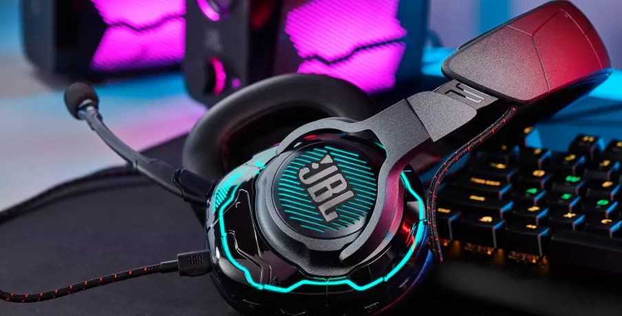 אוזניות גיימינג JBL Quantum One - צבע שחור שנה אחריות ע"י יבואן הרשמי